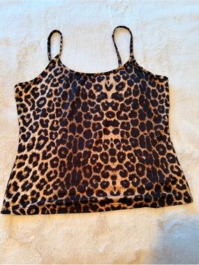 Leopard Print Cami Tank Top